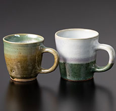 Etchu Sansuke-yaki coffee cups